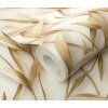 Erismann 10587-11 Pure Harmony Vliestapete Blättermotiv Braun Modern