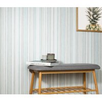 Erismann 10588-19 Pure Harmony Vliestapete Streifen Türkis Modern