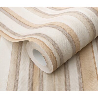 Erismann 10588-32 Pure Harmony Vliestapete Streifen Braun Modern