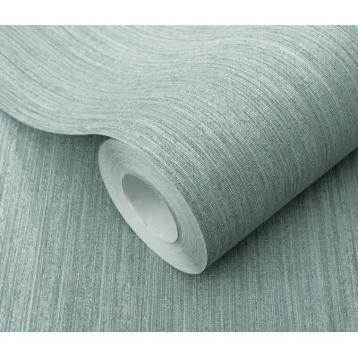 Erismann 10590-19 Pure Harmony Vliestapete Uni Türkis Modern