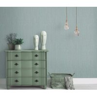 Erismann 10590-19 Pure Harmony Vliestapete Uni Türkis Modern