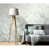 Erismann 22102-07-01 Pure Harmony Vliestapete Fototapete Blättermotiv Grau Natürlich