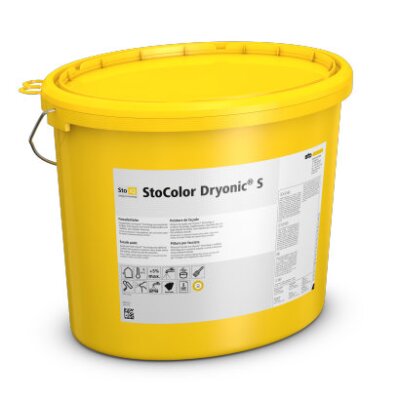 StoColor Dryonic S Fassadenfarbe – selbsttrocknende Premium-Fassadenfarbe ohne Biozide | höchste Farbtonstabilität | 15 L
