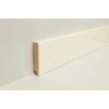 JOKA Sockelleiste Kiefer Weiß Lackiert RAL 9010 18x80x2400 mm Fase Profil 103-640