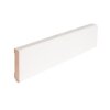 JOKA Sockelleiste Kiefer Weiß Lackiert RAL 9010 12x58x2400 mm Fase Profil 103-640