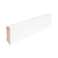 JOKA Sockelleiste Kiefer Weiß Lackiert RAL 9010...