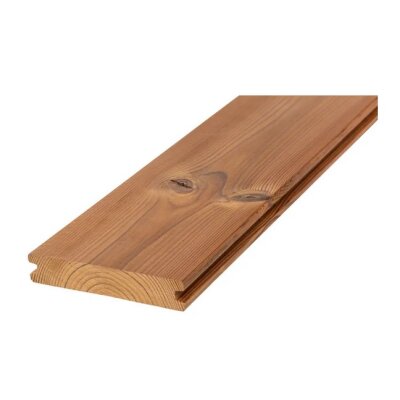 Jordan Thermokiefer Terrassendiele 26 x 140 x 3000 mm – THERMORY – gebürstet – seitlich genutet – Thermoholz