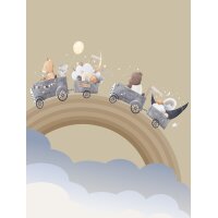 CW6002-1 Decoprint Wallcoverings Cute Walls blau...