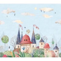CW6007-1 Decoprint Wallcoverings Cute Walls blau...