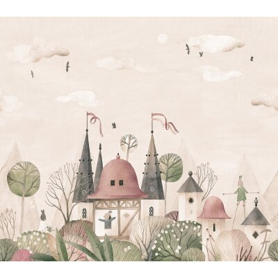 CW6007-7 Decoprint Wallcoverings Cute Walls sand taupe  Digitaltapete