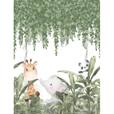 CW6016-1 Decoprint Wallcoverings Cute Walls grün Digitaltapete