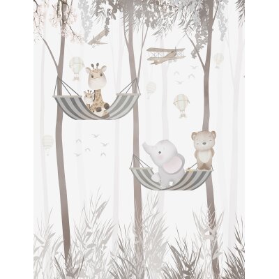 CW6032-1 Decoprint Wallcoverings Cute Walls sand taupe  Digitaltapete