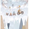 CW6033-1 Decoprint Wallcoverings Cute Walls blau  Digitaltapete