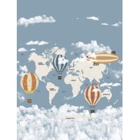 CW6037-1 Decoprint Wallcoverings Cute Walls blau...