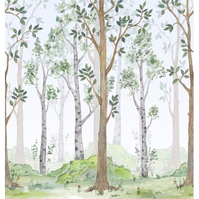 CW6040-1 Decoprint Wallcoverings Cute Walls grün Digitaltapete