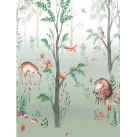 CW6041-1 Decoprint Wallcoverings Cute Walls grün...