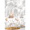 CW6043-1 Decoprint Wallcoverings Cute Walls grau Digitaltapete