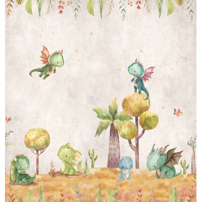 CW6053-1 Decoprint Wallcoverings Cute Walls bunt Digitaltapete