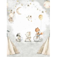 CW6055-1 Decoprint Wallcoverings Cute Walls grau...