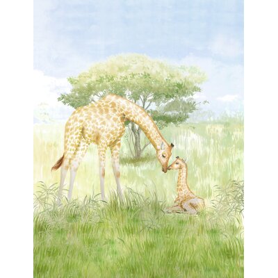 CW6115-2 Decoprint Wallcoverings Cute Walls grün pastellgrün  Digitaltapete