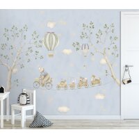 CW6138-1 Decoprint Wallcoverings Cute Walls blau hellblau...
