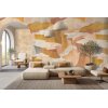 DW3010 Decoprint Wallcoverings Designer Walls 2  Azurblau blau Digitaldruck Vlies