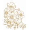 SW3027-2 Decoprint Wallcoverings Scenic Walls  Gold & Weiß  Digitaldruck Vlies