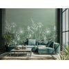 SW3031-2 Decoprint Wallcoverings Scenic Walls  Dunkles Efeugrün Grün Digitaldruck Vlies