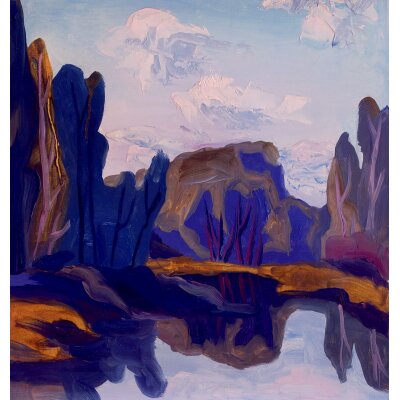 SW3044-1 Decoprint Wallcoverings Scenic Walls  Königsblau  Digitaldruck Vlies