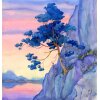 SW3047-1 Decoprint Wallcoverings Scenic Walls  Blau Digitaldruck Vlies