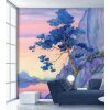 SW3047-1 Decoprint Wallcoverings Scenic Walls  Blau Digitaldruck Vlies