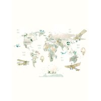 SW3064-1 Decoprint Wallcoverings Scenic Walls  Blau...