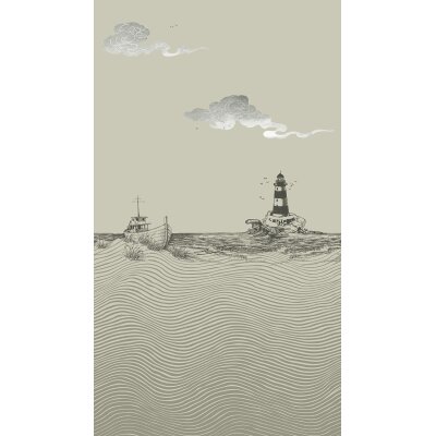 SW3065-2 Decoprint Wallcoverings Scenic Walls  Grau Digitaldruck Vlies