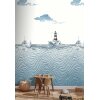 SW3065-3 Decoprint Wallcoverings Scenic Walls  Mykonos Blau  Digitaldruck Vlies