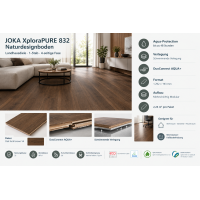 JOKA XploraPURE 832 Naturdesignboden NK32 8618 PAR1652028_8618 – Oak feral brown V4, 2,24 m²