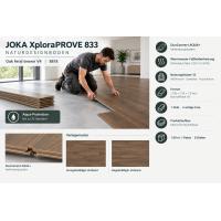 JOKA XploraPROVE 833 Naturdesignboden NK33 8818 PAR1652027_8818 – Oak feral brown V4, 1,99 m²