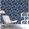 Essener Tapeten Kids and Teens G78575 Vliestapete Neon Herzen dunkelblau