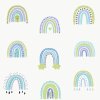 Essener Tapeten Kids and Teens G78585 Vliestapete Regenbogen blau grün lila