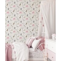 Essener Tapeten Kids and Teens G78589 Vliestapete rosa grau taupe schwarz
