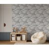 Essener Kids and Teens G78554 Vliestapete organisches Muster blau sand grau