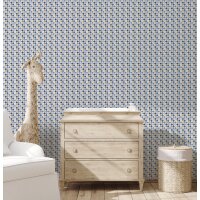 Essener Tapeten Kids and Teens G78578 Punktetapete blau sand beige braun Vliestapete