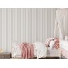 Essener Tapeten Kids and Teens G78401 Streifentapete taupe beige weiß Vliestapete
