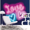 Essener Tapeten Kids and Teens G45471 Fototapete Love Liebe Herzen pink türkis schwarz Mural